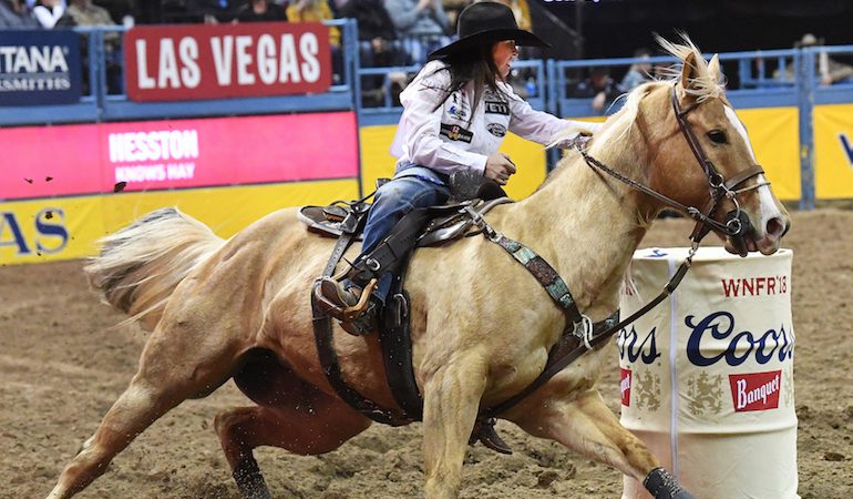 NFR, Hailey Kinsel and her great mare, "Sister"