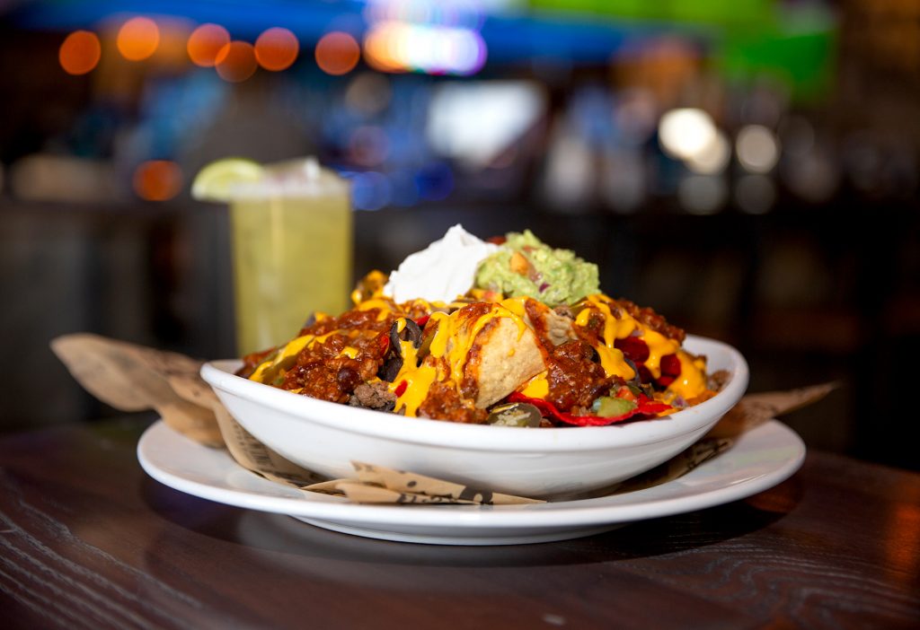 PT's Taverns classic nachos. Half orders are $6 on National Nacho Day.