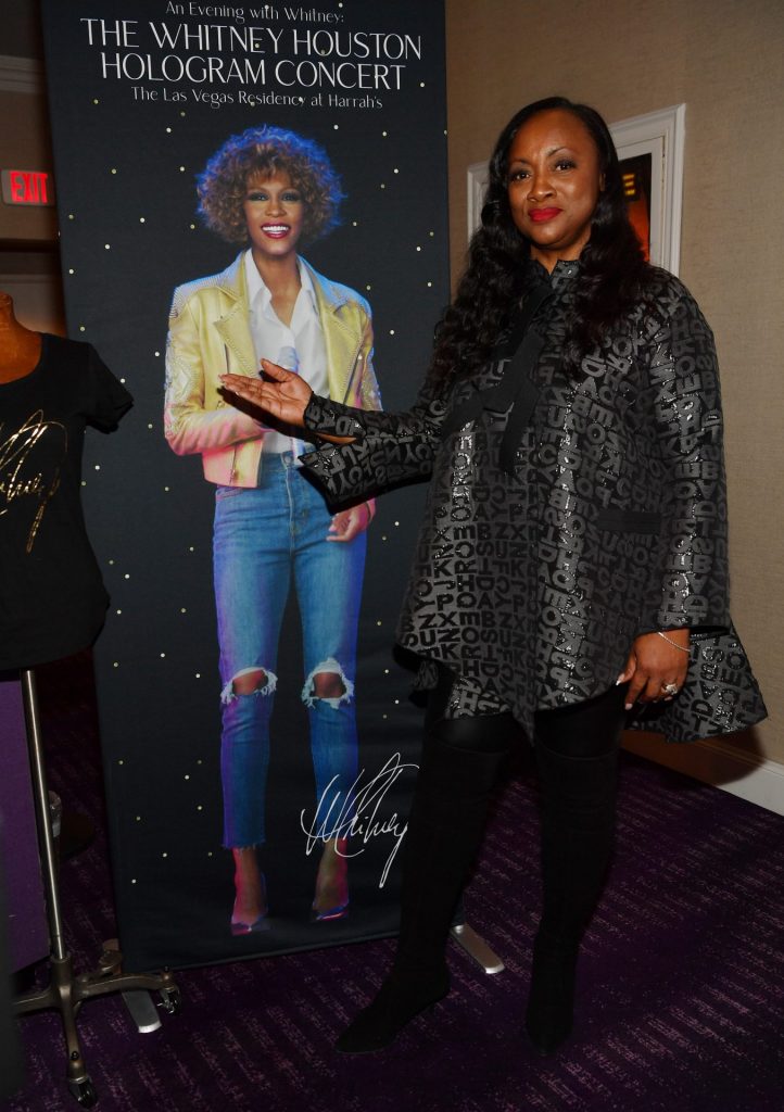 Pat Houston, Whitney Houston's sister-in-law, at the primere
