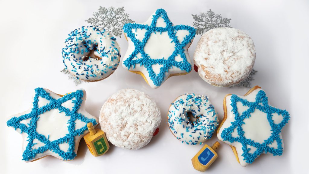 Pinkbox Hanukkah donuts