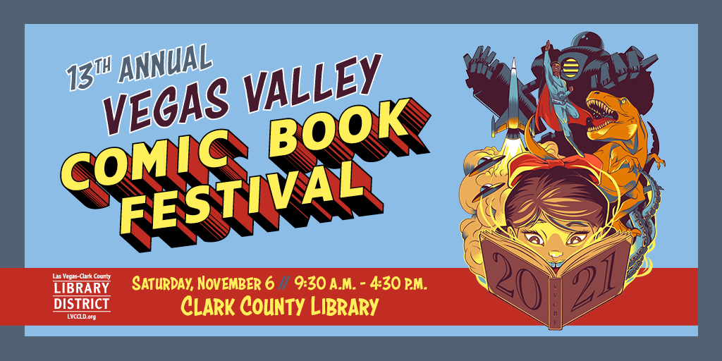 Poster for the Vegas Valley Comic Book Festival