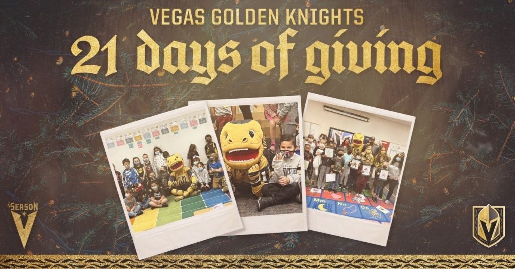 Vegas Golden Knights 21 Days of Giving
