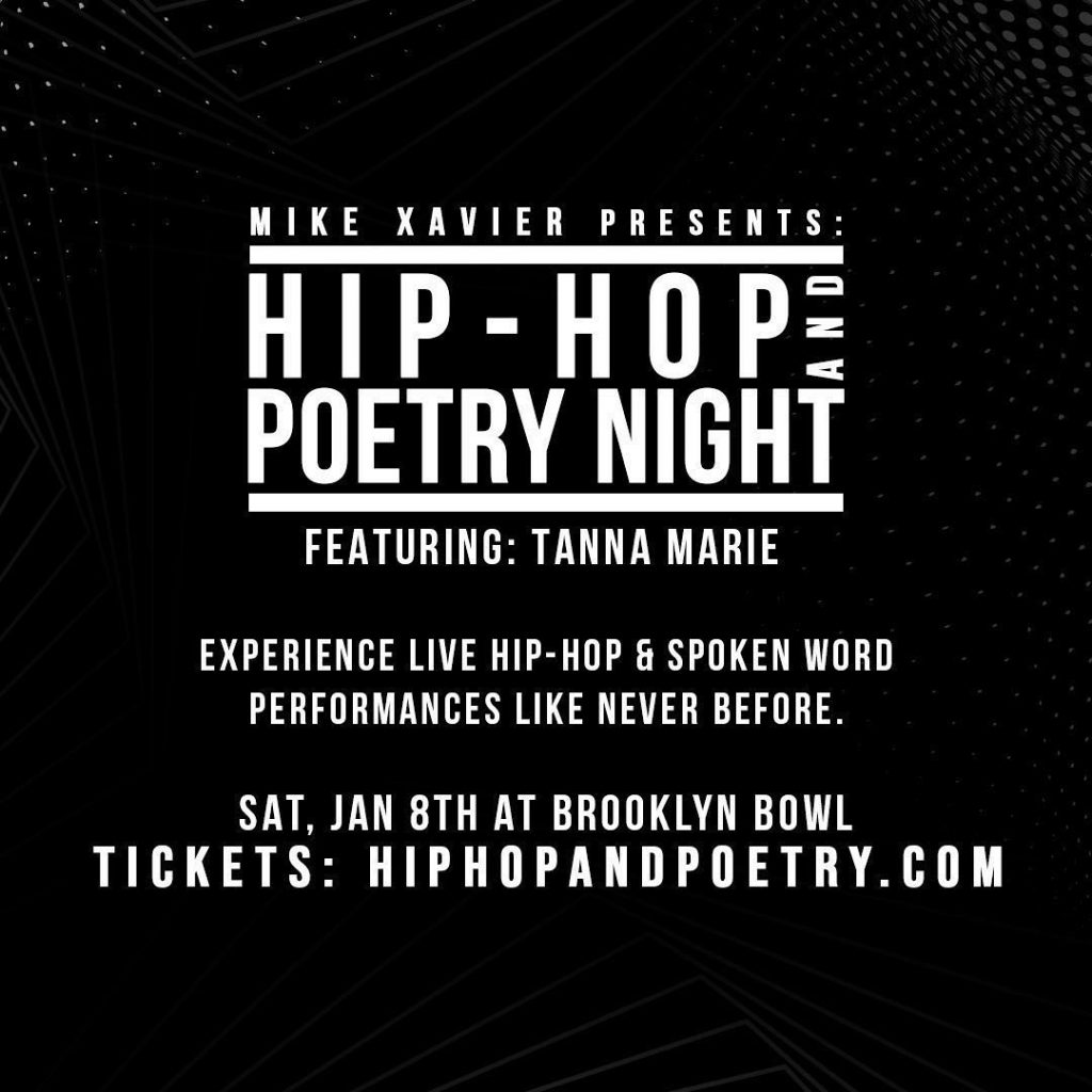 Hip-Hop and Poetry Night flyer