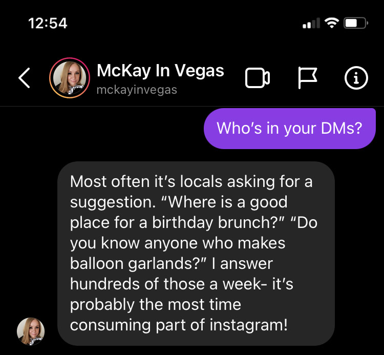 Mckay in Vegas Dms with Offthestrip