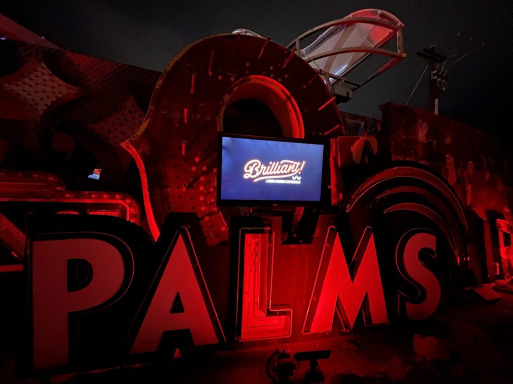 Palms sign in Las Vegas at neon museum