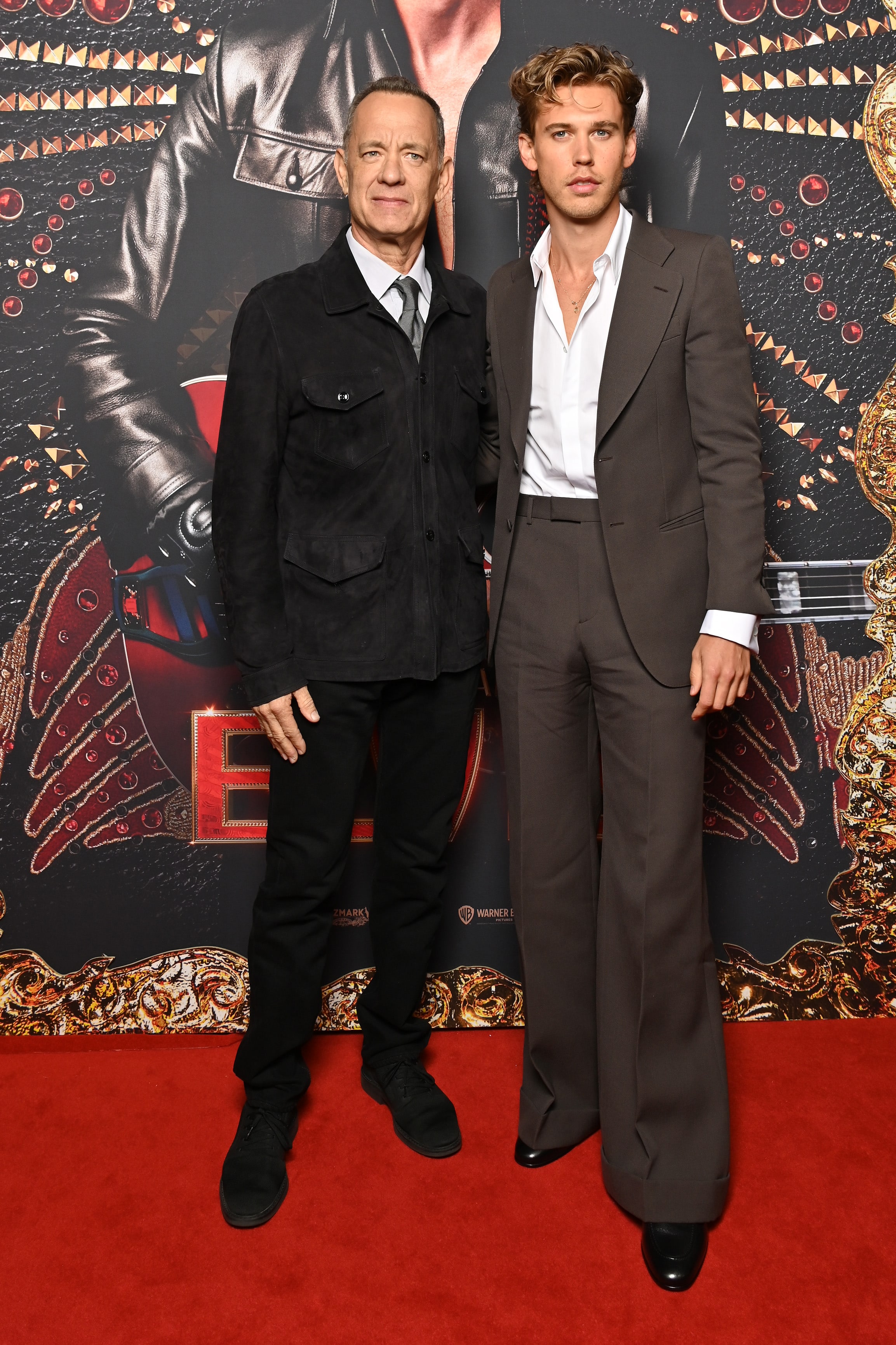 Tom Hanks and Austin Butler at movie premiere