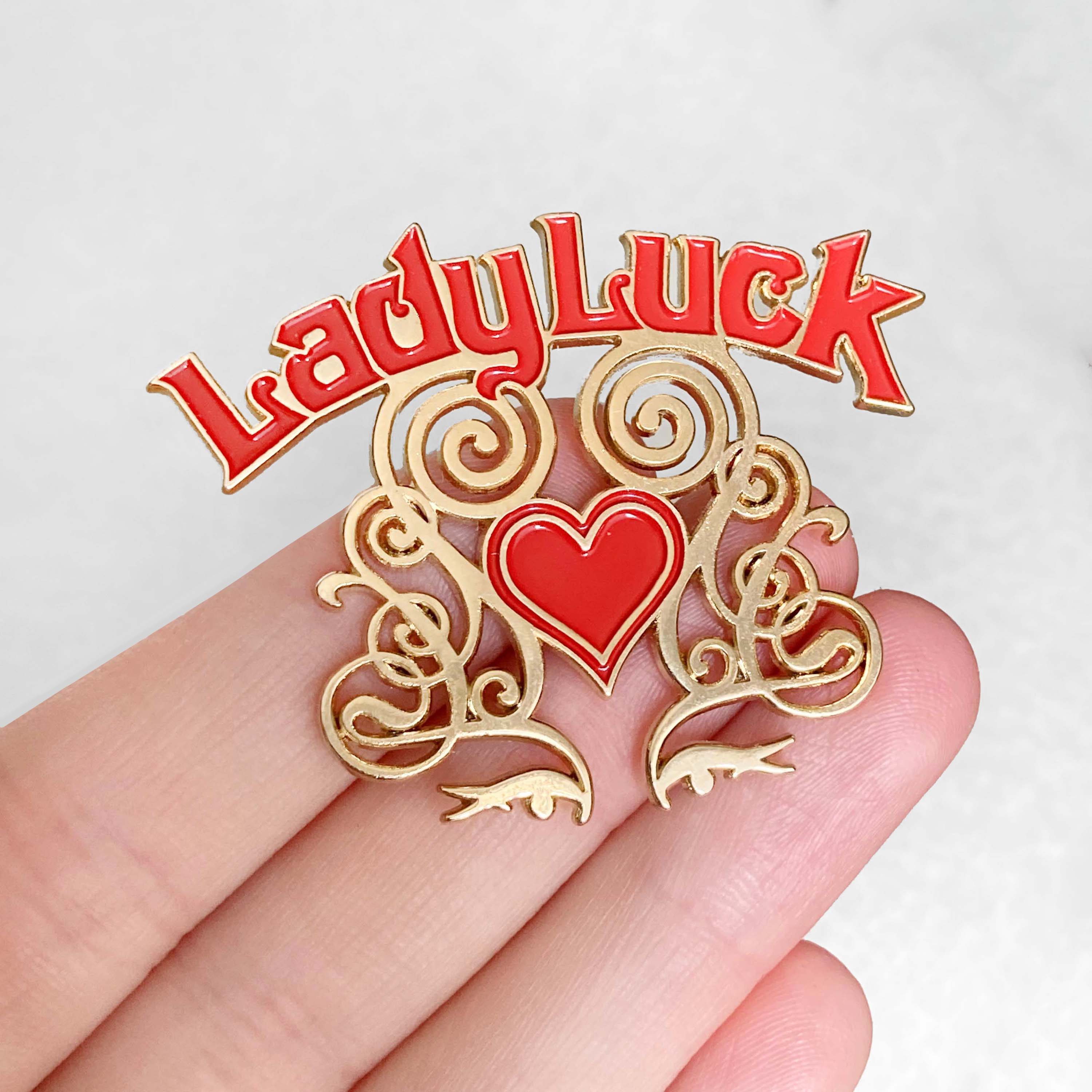 Lady Luck pin