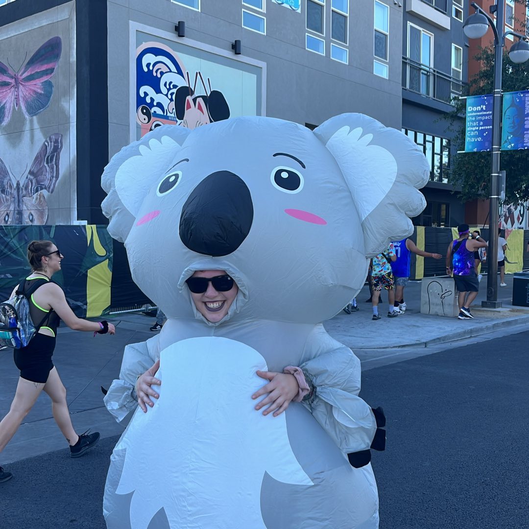 Kiki Koala at music festival 2022