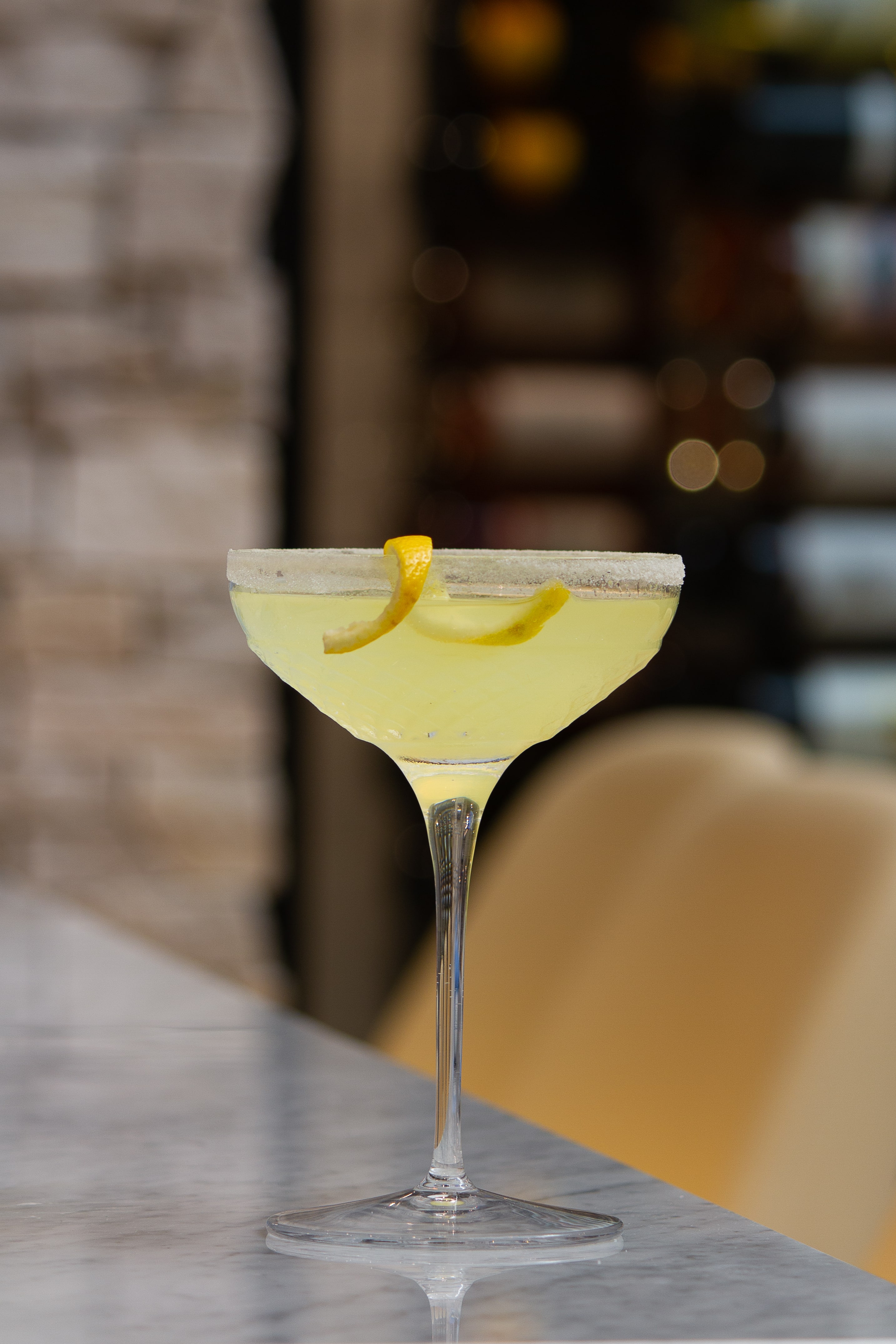 Limoncello Martini cocktail