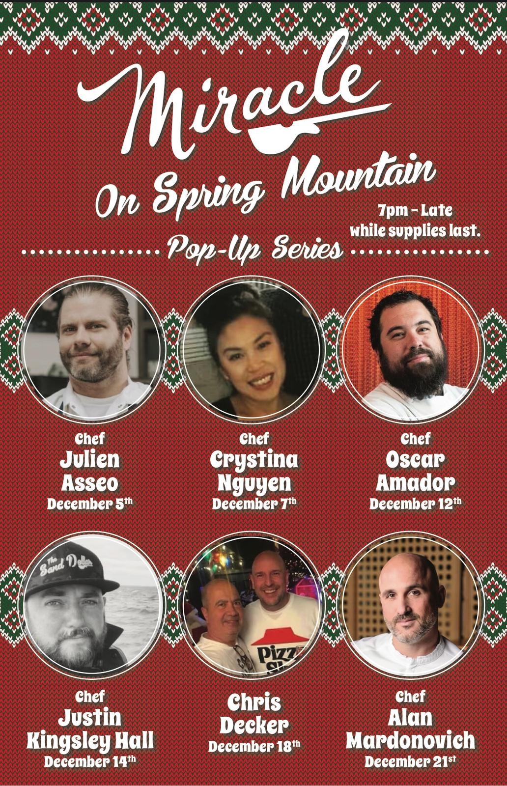 Miracle on Spring Mountain at the Sand Dollar Lounge chefs - philanthropy 