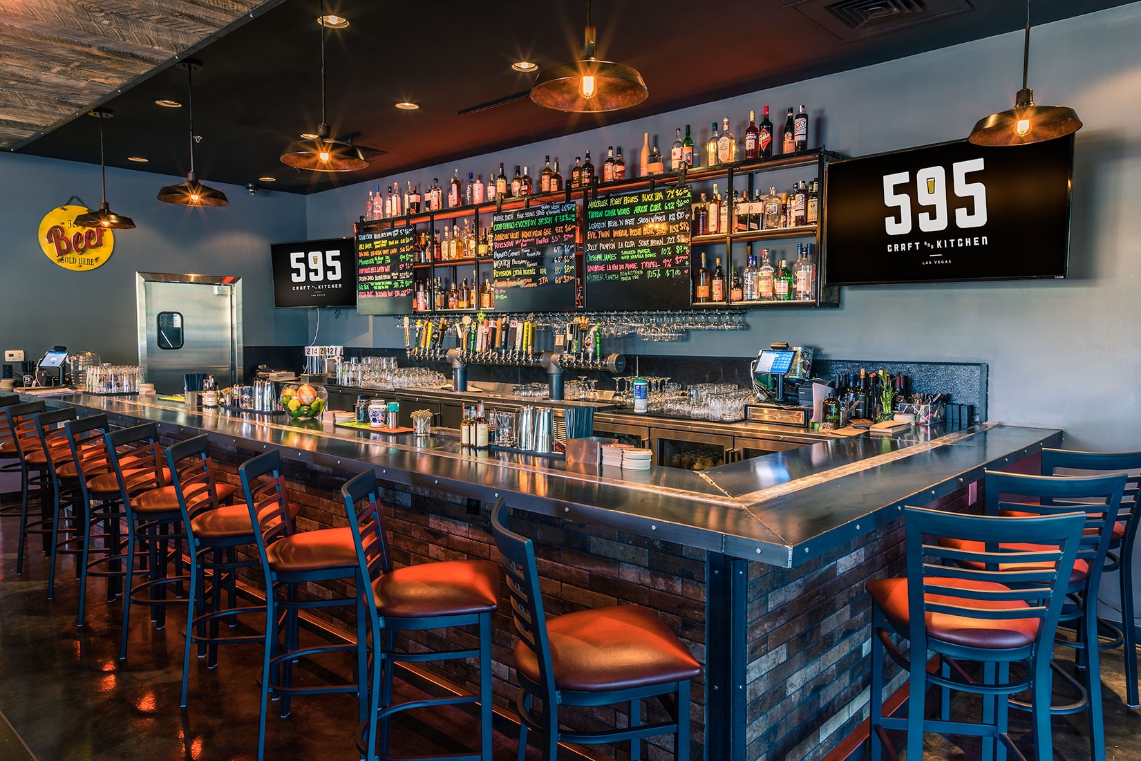 595 Craft and Kitchen interior las vegas beer news march 2023
