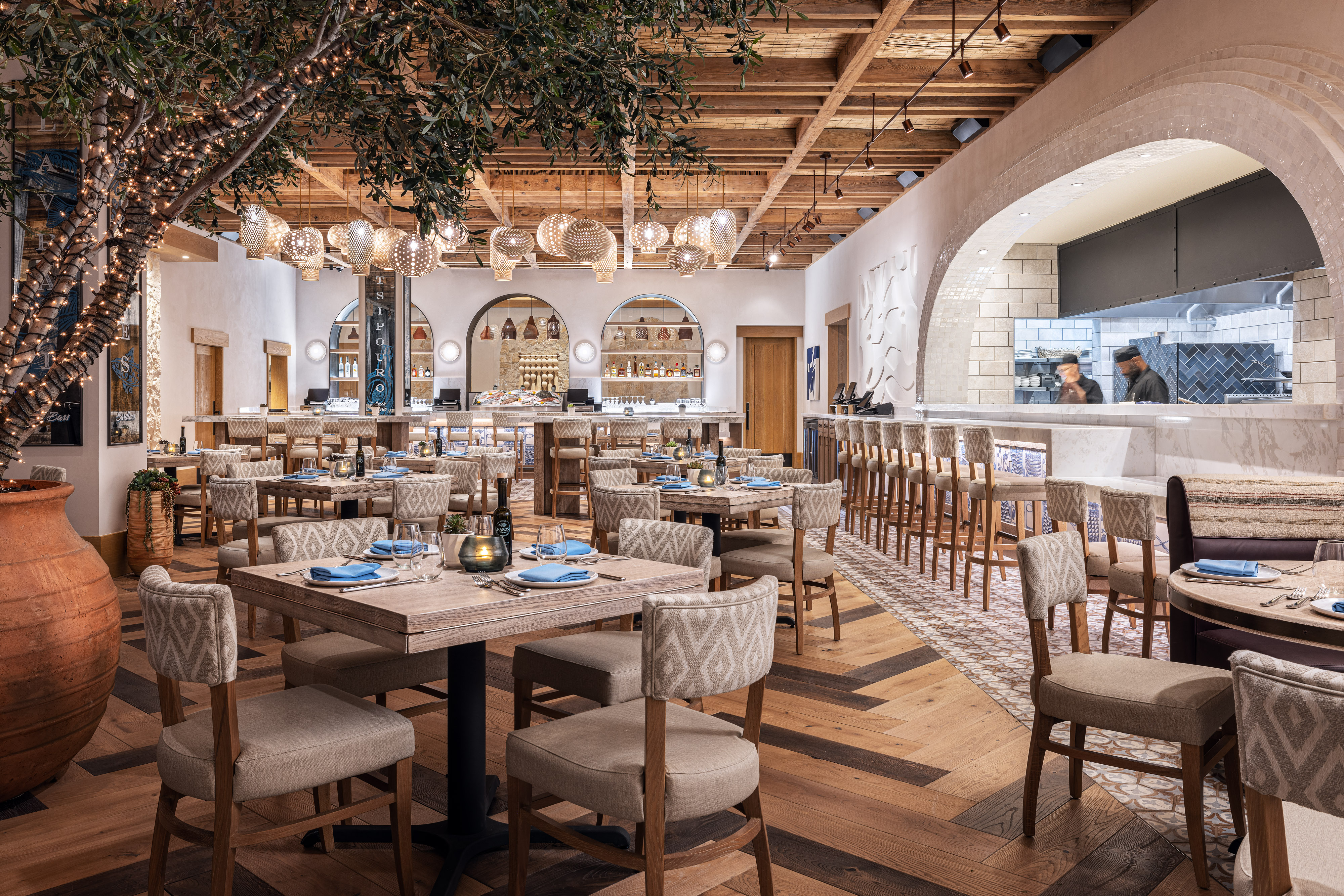interior shot of Naxos Taverna
