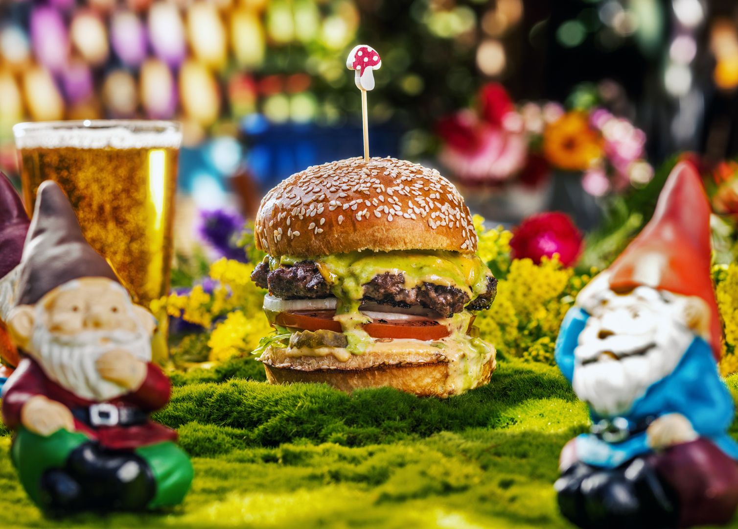 burger with gnomes