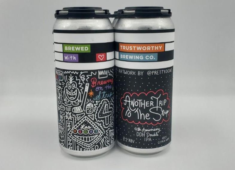two cans of beer from Las Vegas brewery