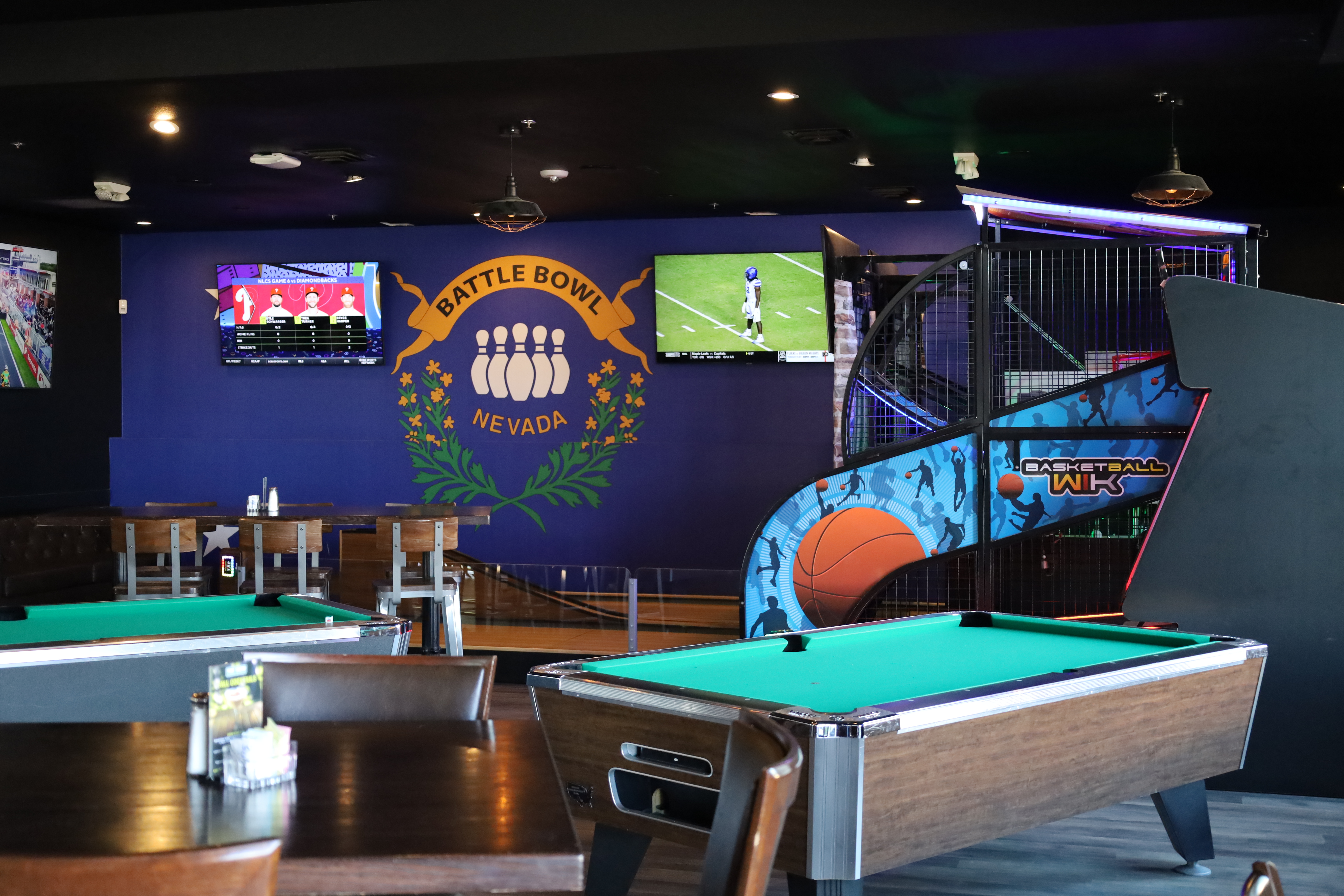 PKWY tavern pool table and games